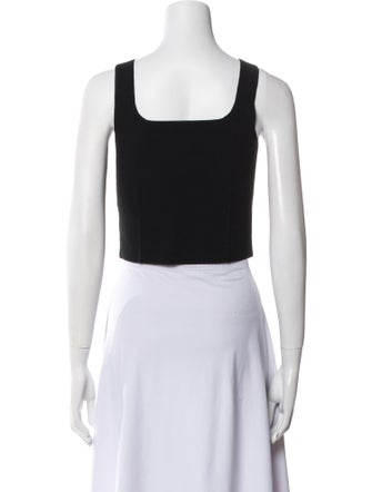 A.L.C. Square Neckline Sleeveless Crop Top