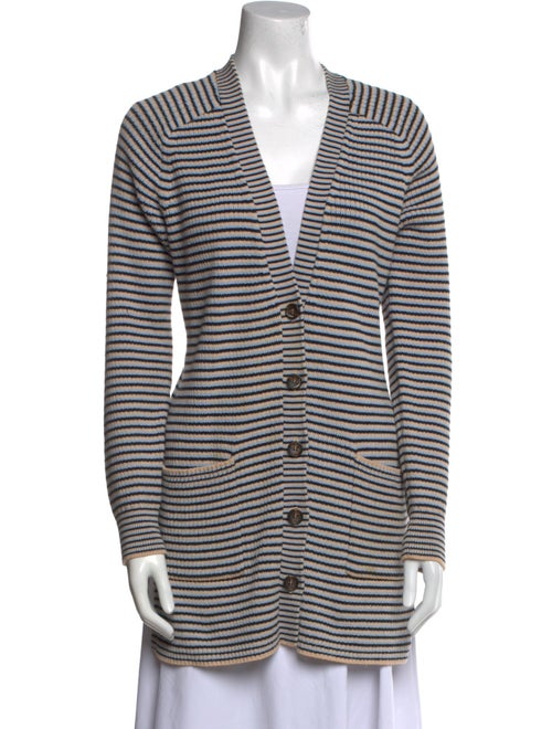A.L.C. Striped V-Neck Sweater