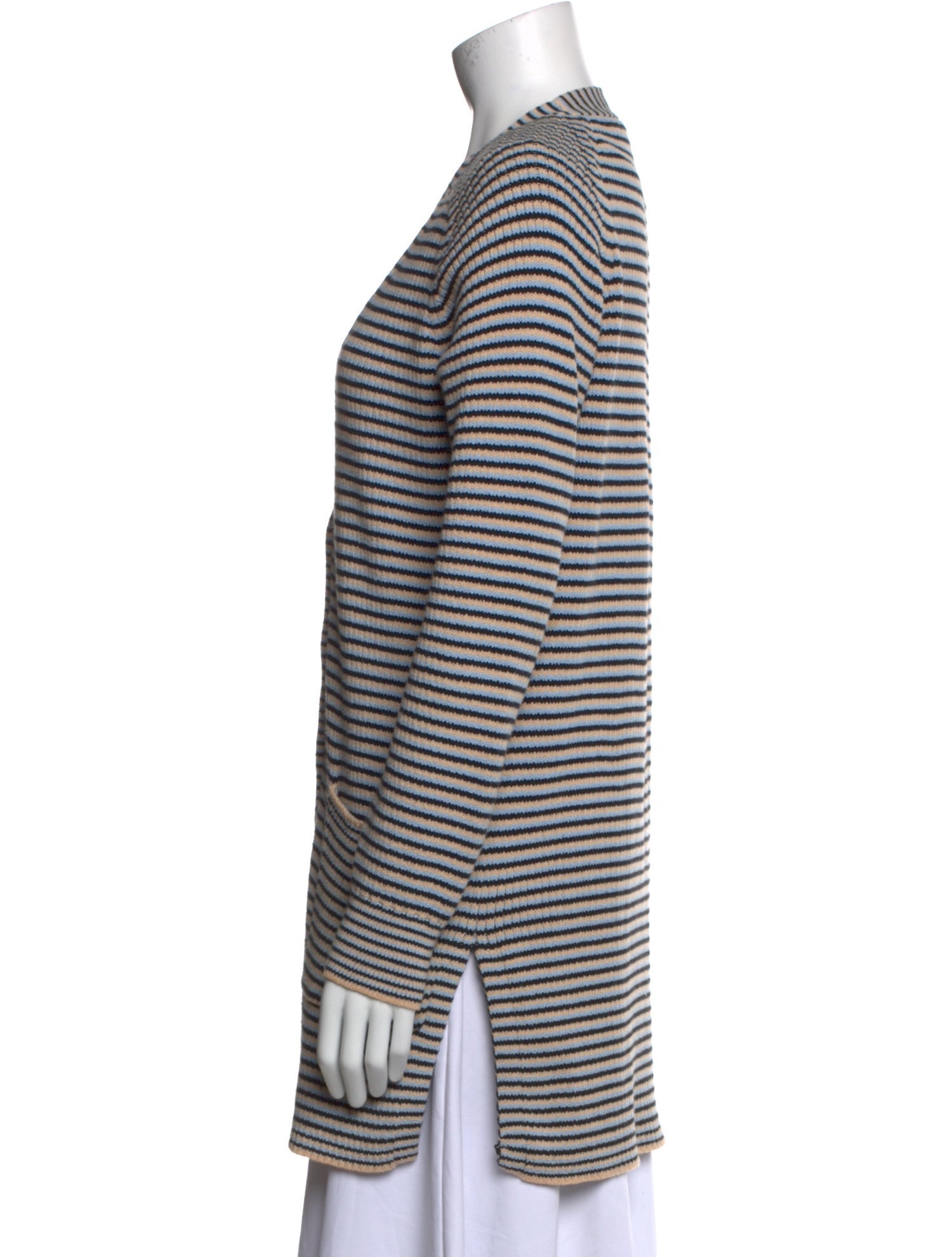 A.L.C. Striped V-Neck Sweater