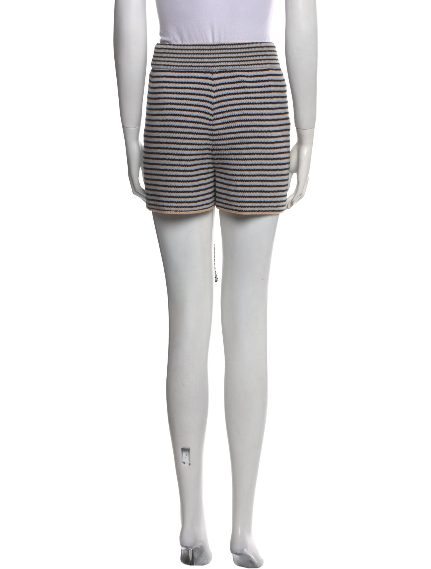 A.L.C. Striped Mini Shorts