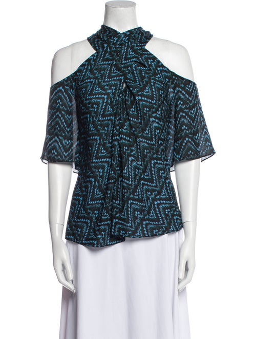 A.L.C. Silk Printed Blouse