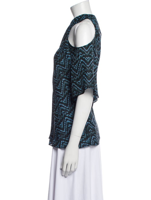 A.L.C. Silk Printed Blouse