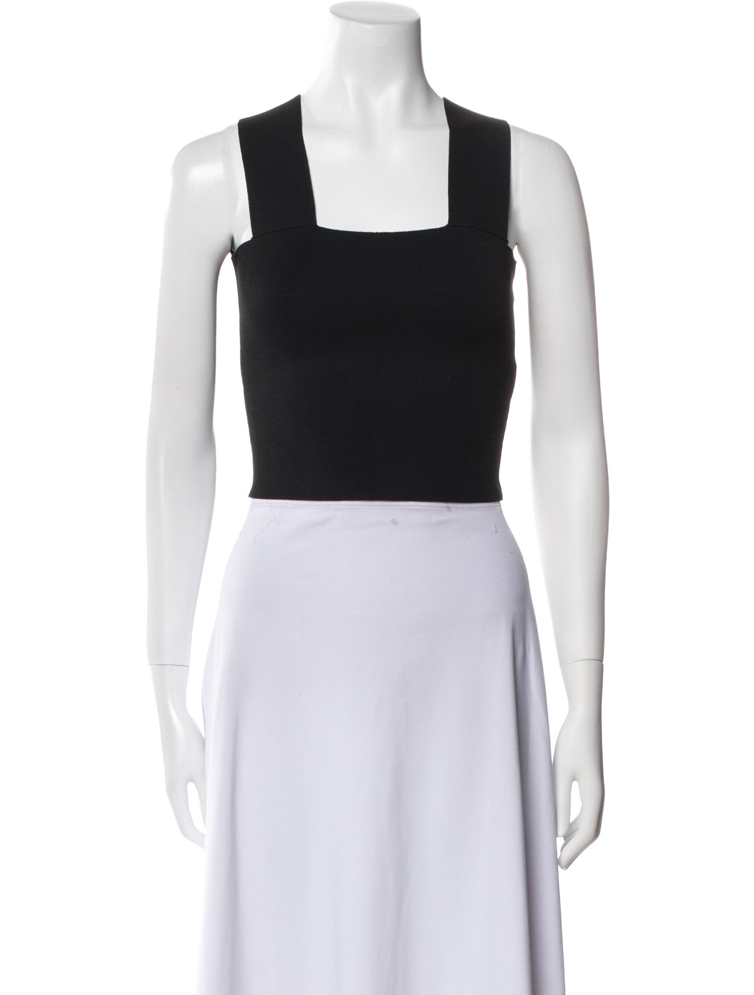 A.L.C. Square Neckline Sleeveless Crop Top