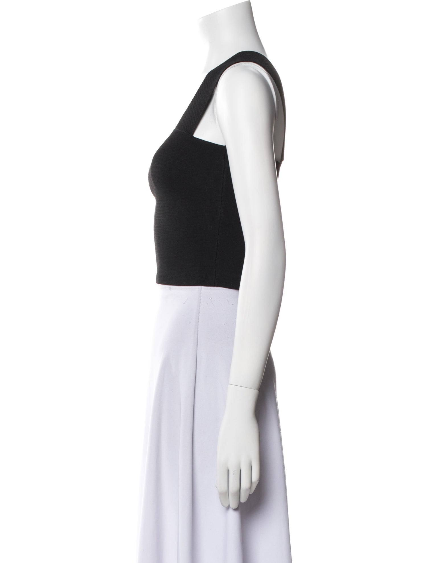 A.L.C. Square Neckline Sleeveless Crop Top