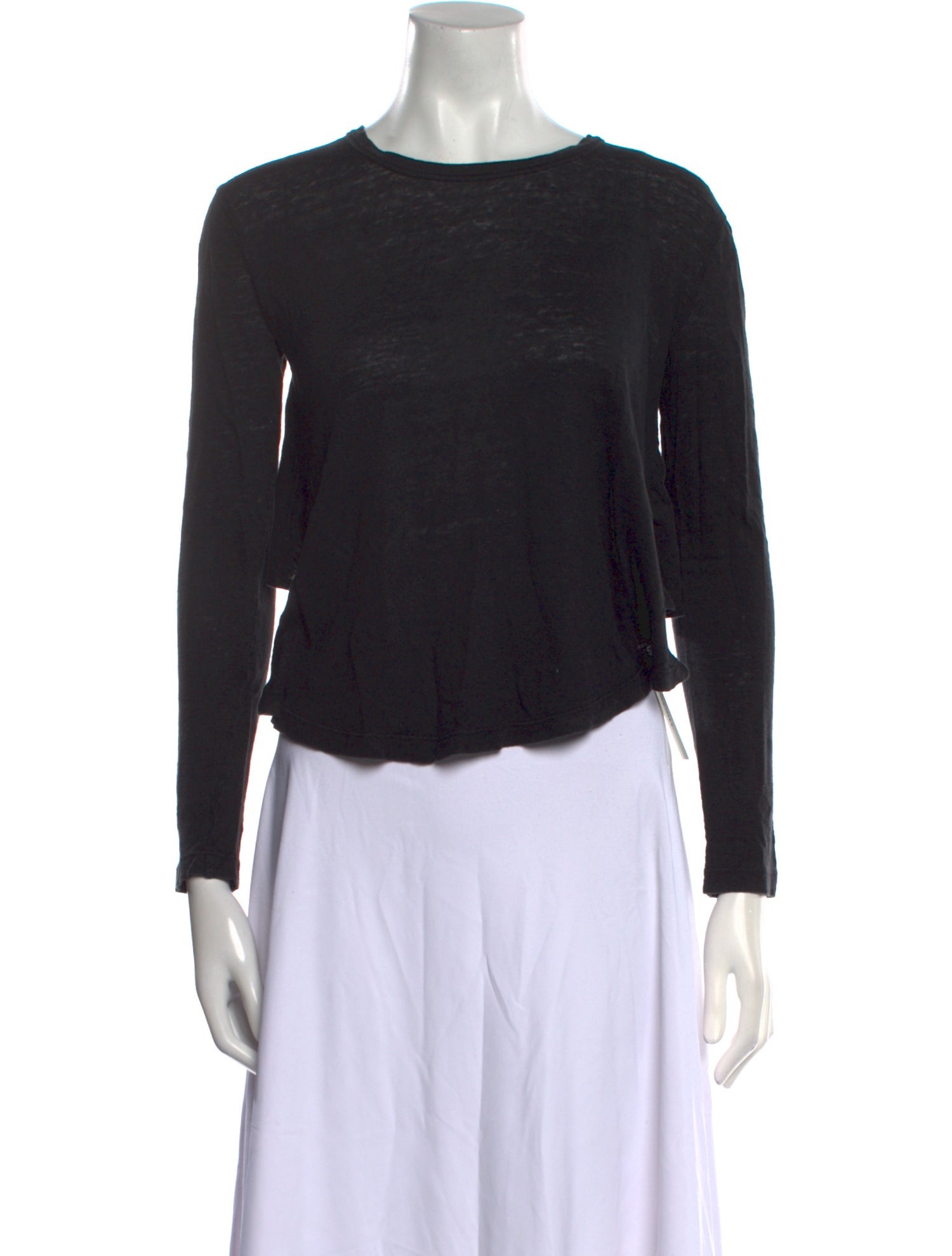 A.L.C. Bateau Neckline Long Sleeve Top