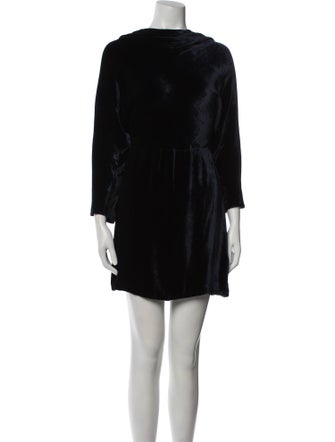 A.L.C. Bateau Neckline Mini Dress