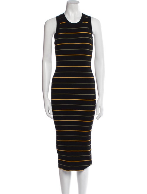A.L.C. Striped Midi Length Dress