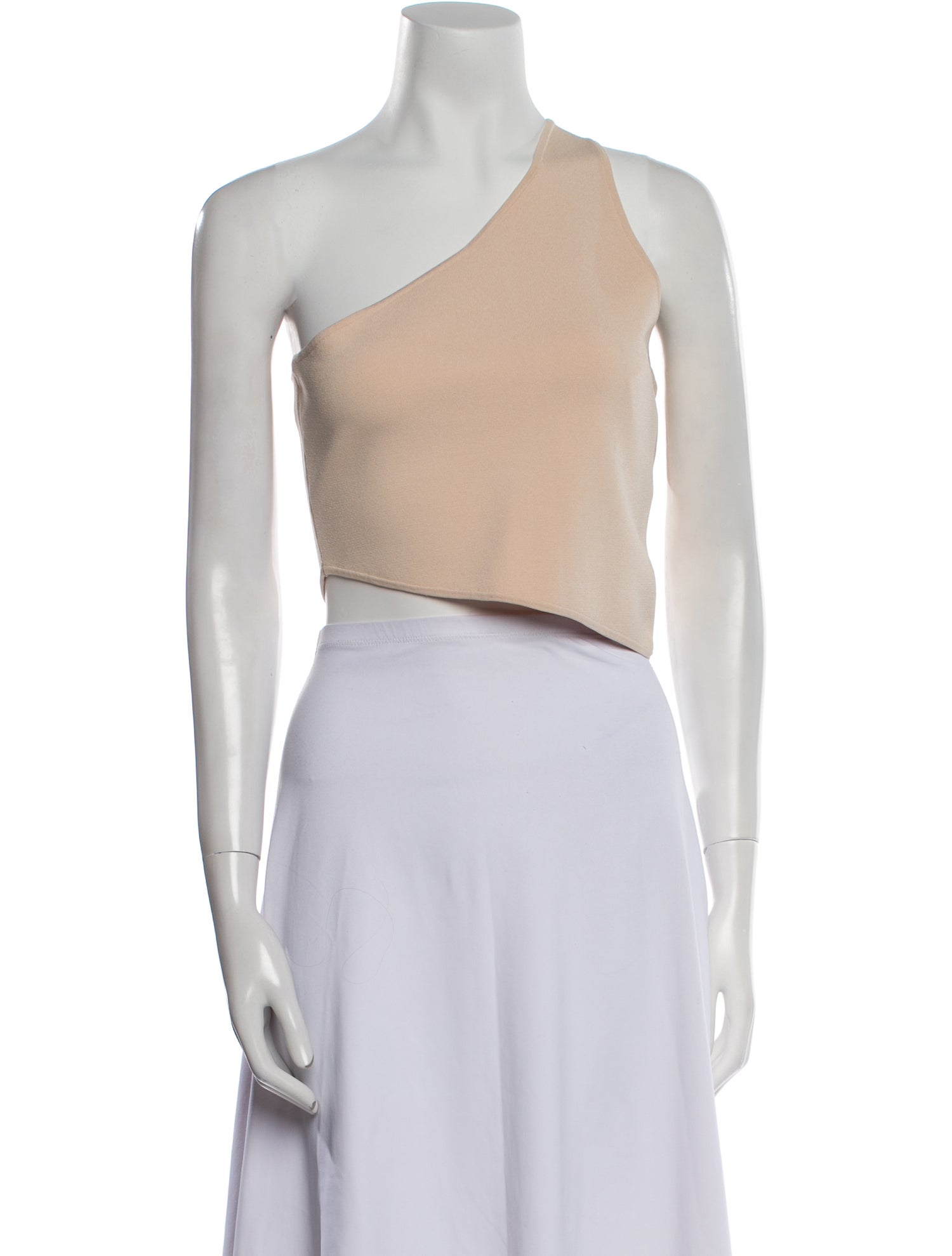 A.L.C. One-Shoulder Sleeveless Crop Top