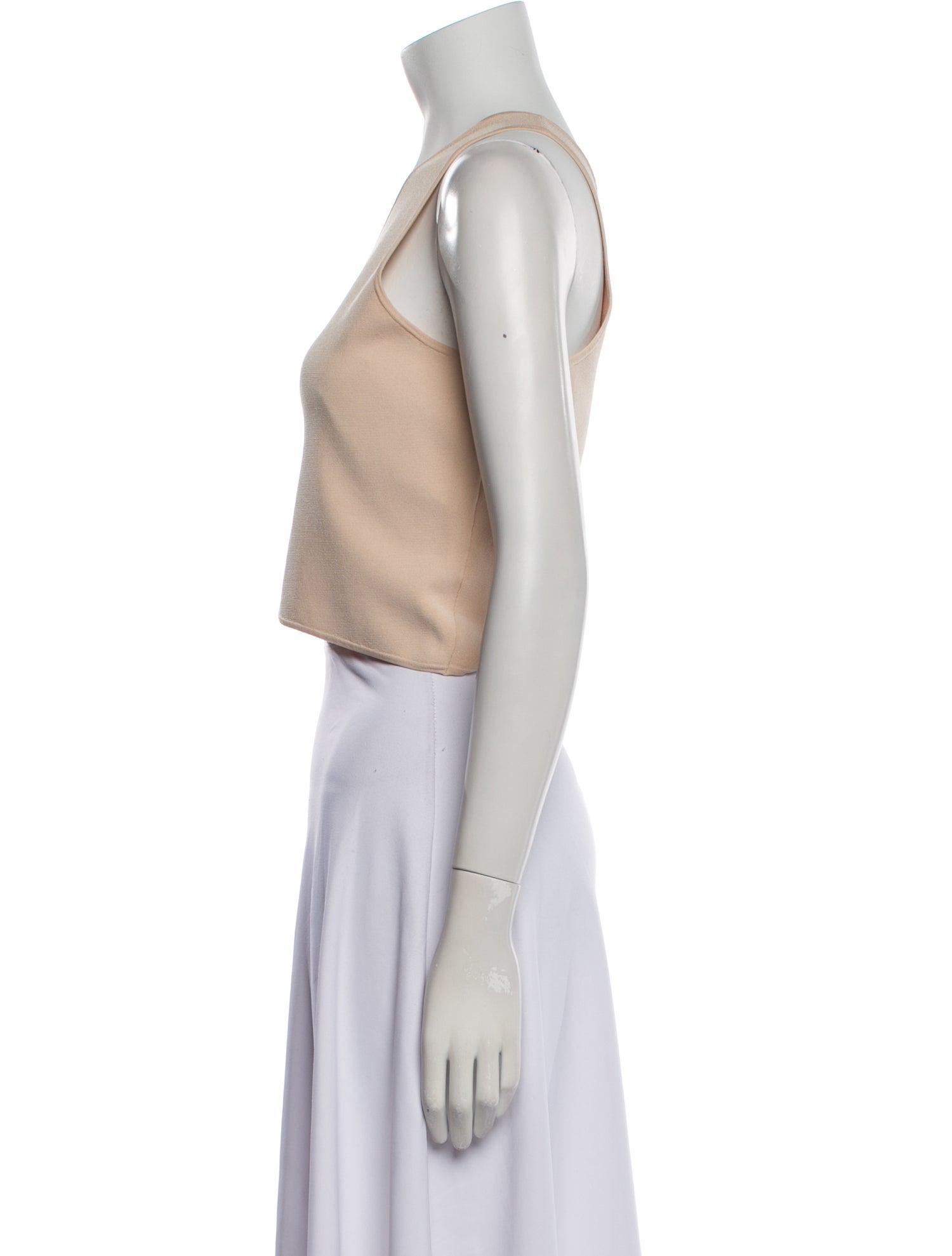 A.L.C. One-Shoulder Sleeveless Crop Top