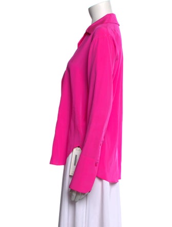 A.L.C. Silk Long Sleeve Blouse