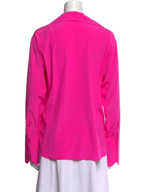 A.L.C. Silk Long Sleeve Blouse