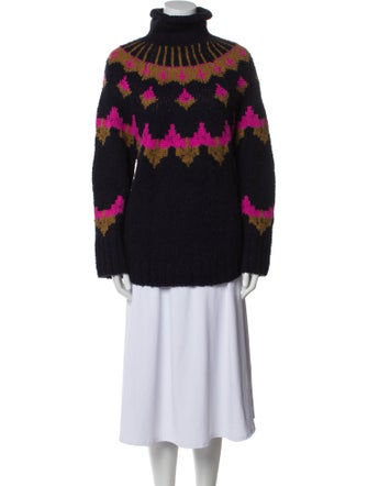 A.L.C. Printed Turtleneck Sweater