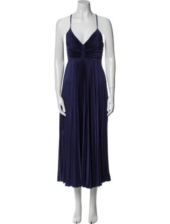 A.L.C. V-Neck Long Dress