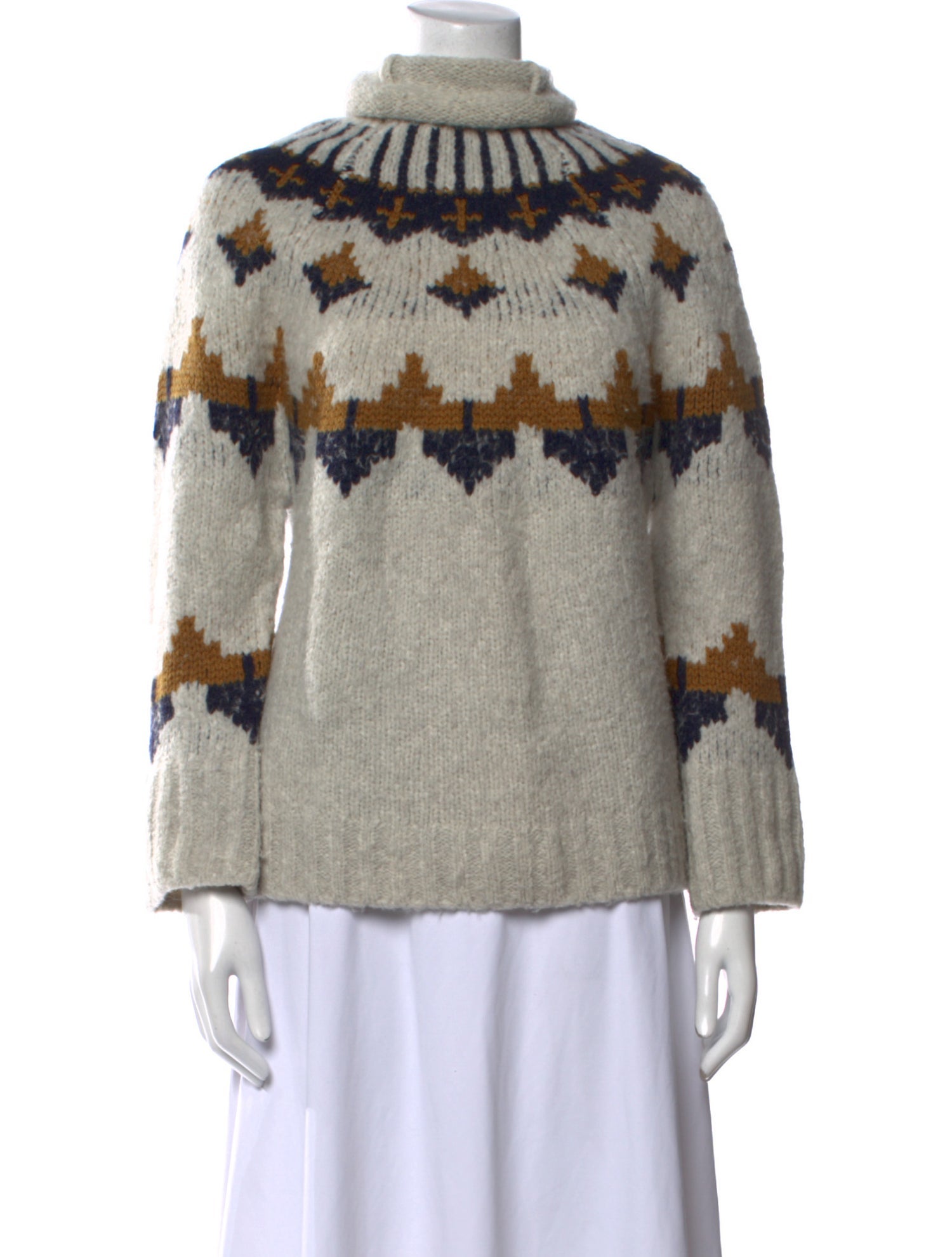 A.L.C. Printed Turtleneck Sweater