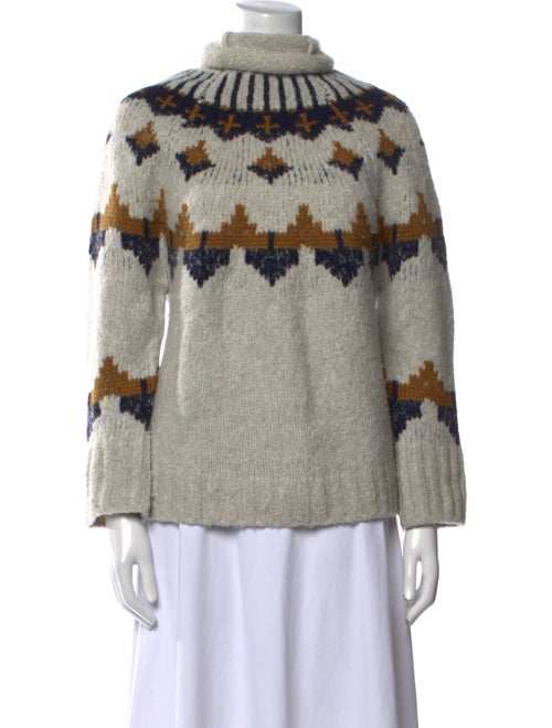 A.L.C. Printed Turtleneck Sweater