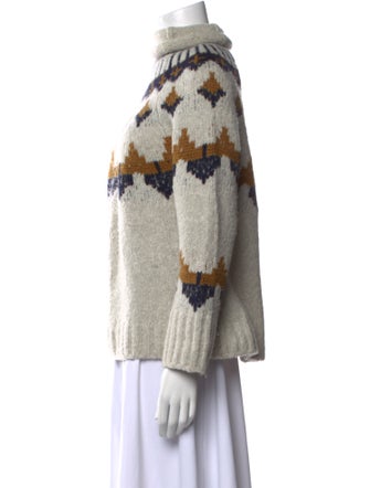 A.L.C. Printed Turtleneck Sweater