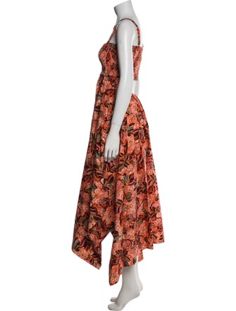 A.L.C. Floral Print Long Dress