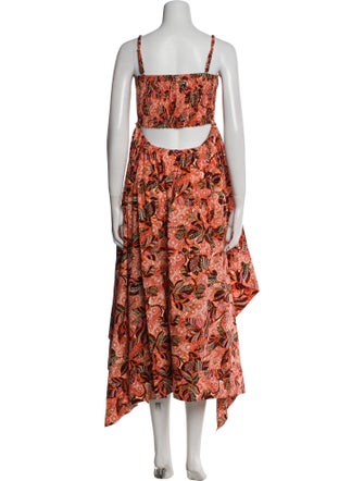 A.L.C. Floral Print Long Dress