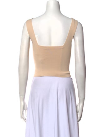 A.L.C. Square Neckline Sleeveless Crop Top