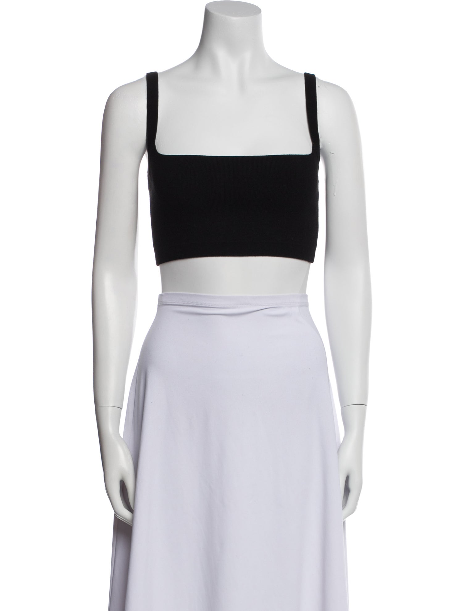 A.L.C. Square Neckline Sleeveless Crop Top