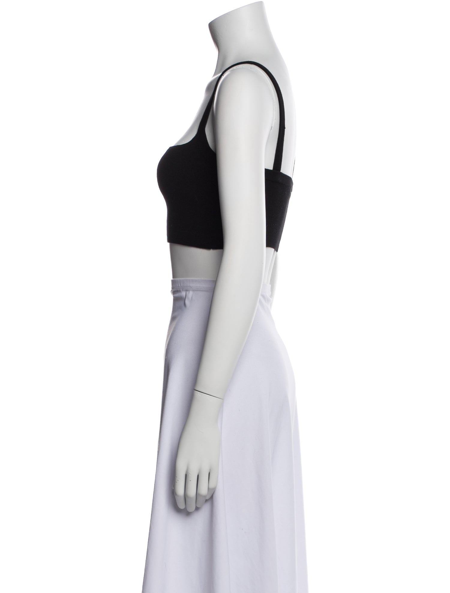 A.L.C. Square Neckline Sleeveless Crop Top
