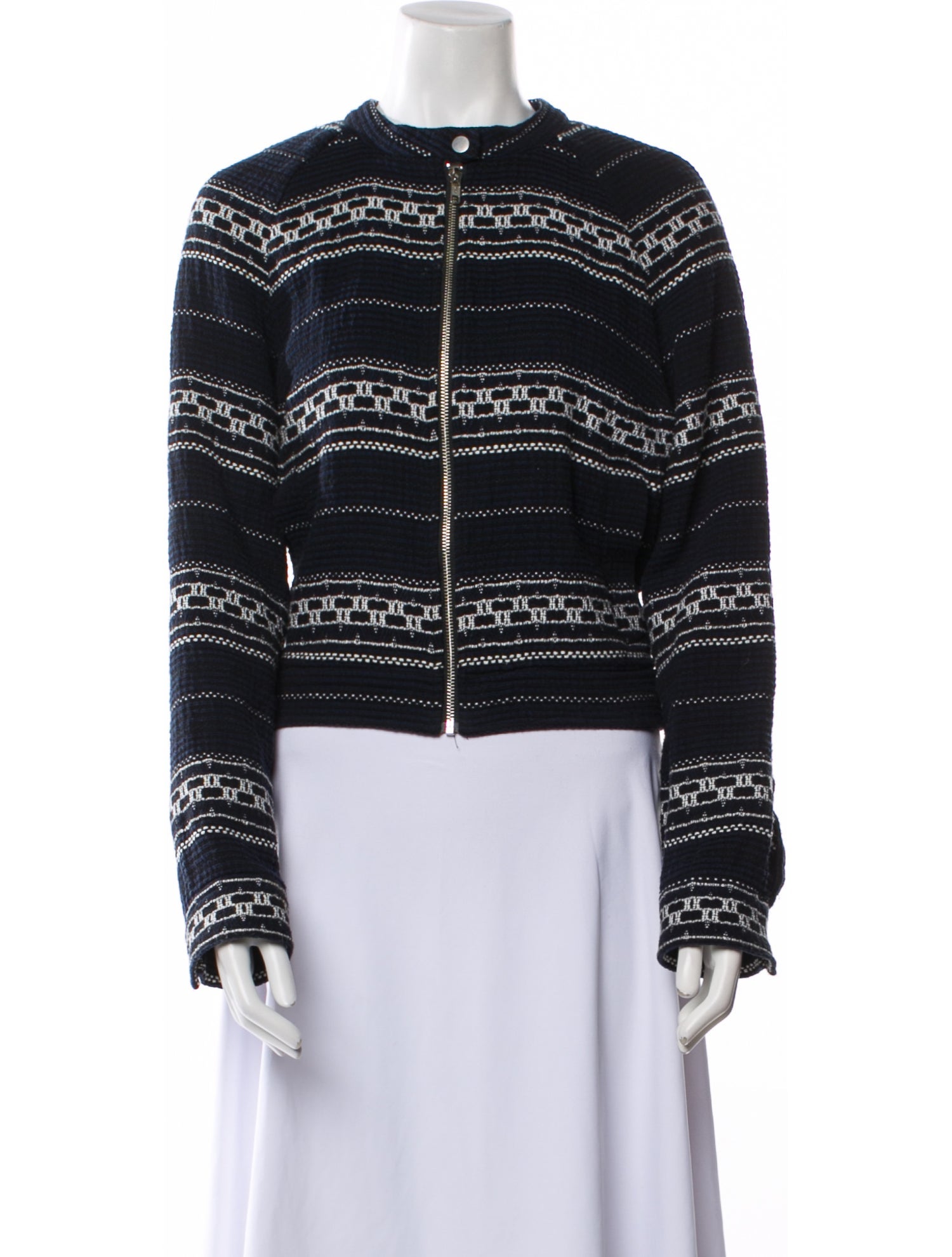 A.L.C. Striped Evening Jacket