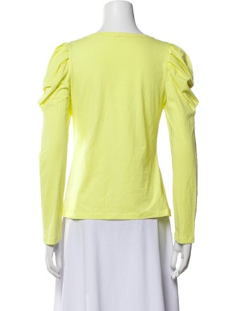 A.L.C. Scoop Neck Long Sleeve Top