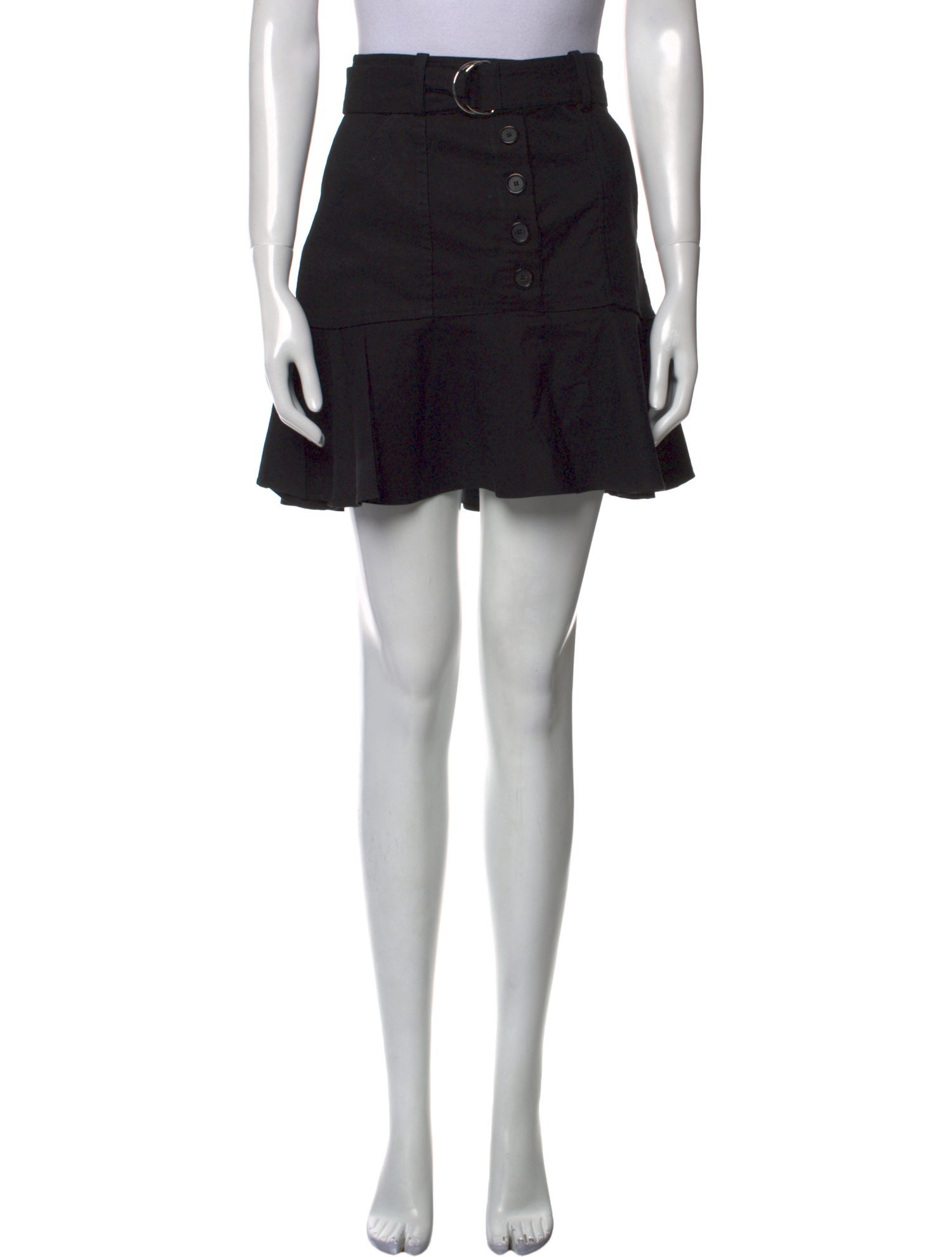 A.L.C. Ruffle Embellishment Mini Skirt