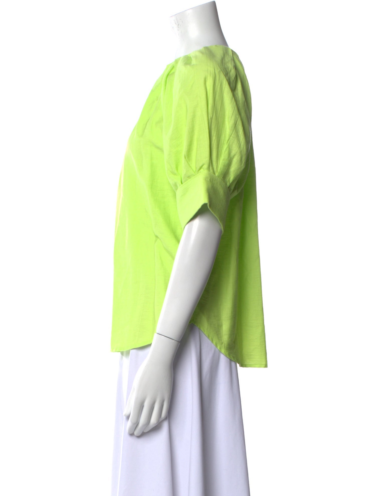 A.L.C. V-Neck Short Sleeve Blouse