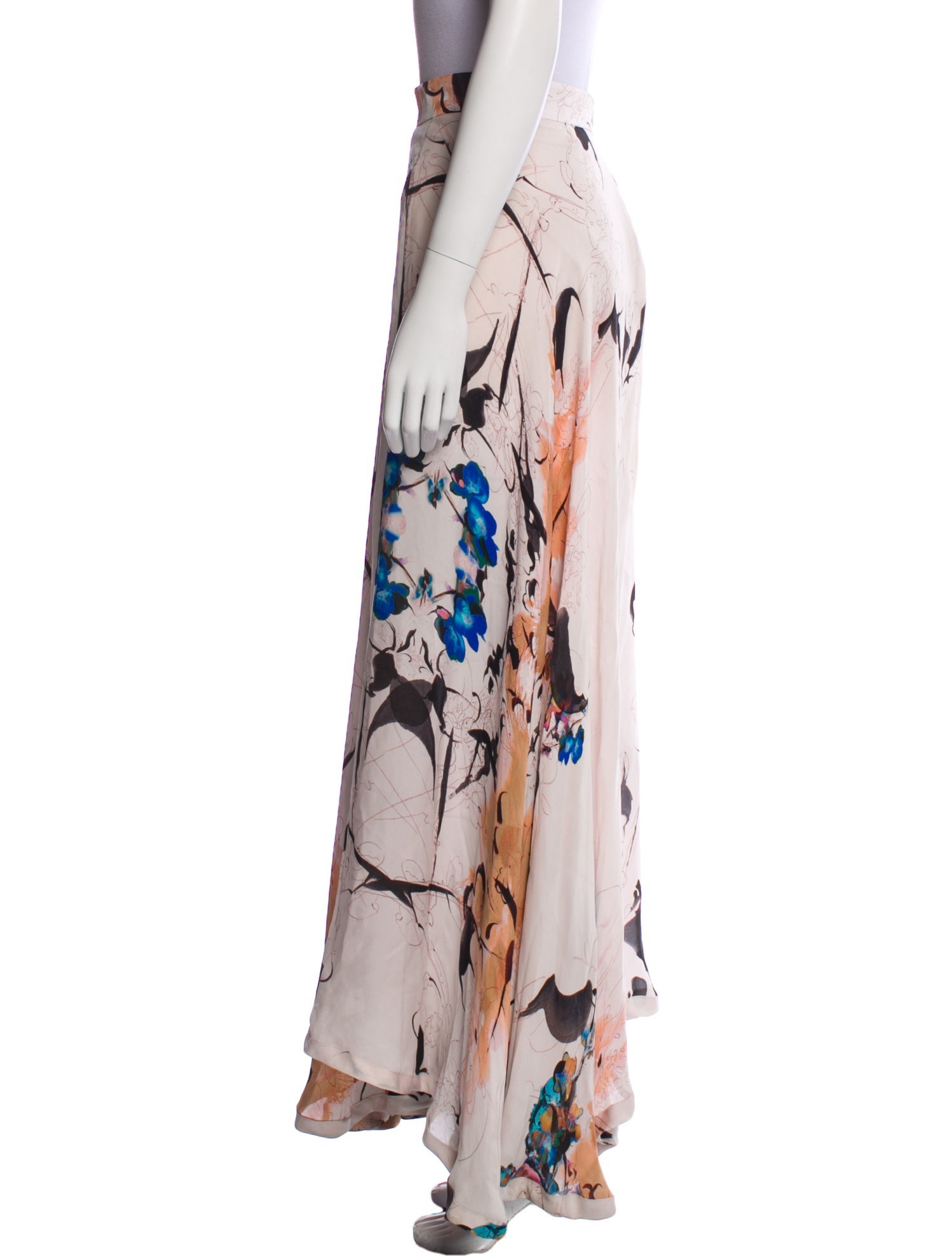 A.L.C. Silk Long Skirt