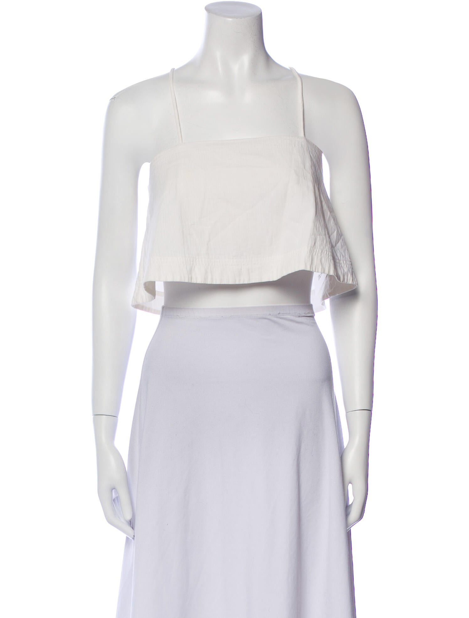 A.L.C. Square Neckline Sleeveless Crop Top