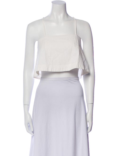 A.L.C. Square Neckline Sleeveless Crop Top