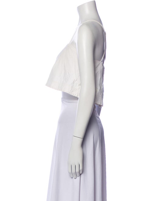 A.L.C. Square Neckline Sleeveless Crop Top