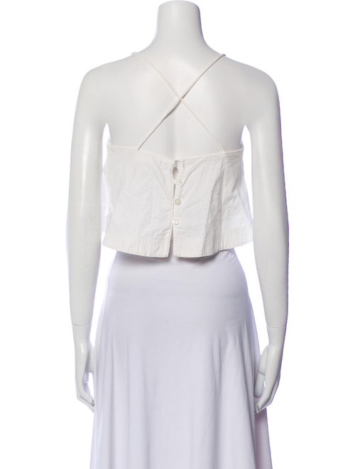 A.L.C. Square Neckline Sleeveless Crop Top