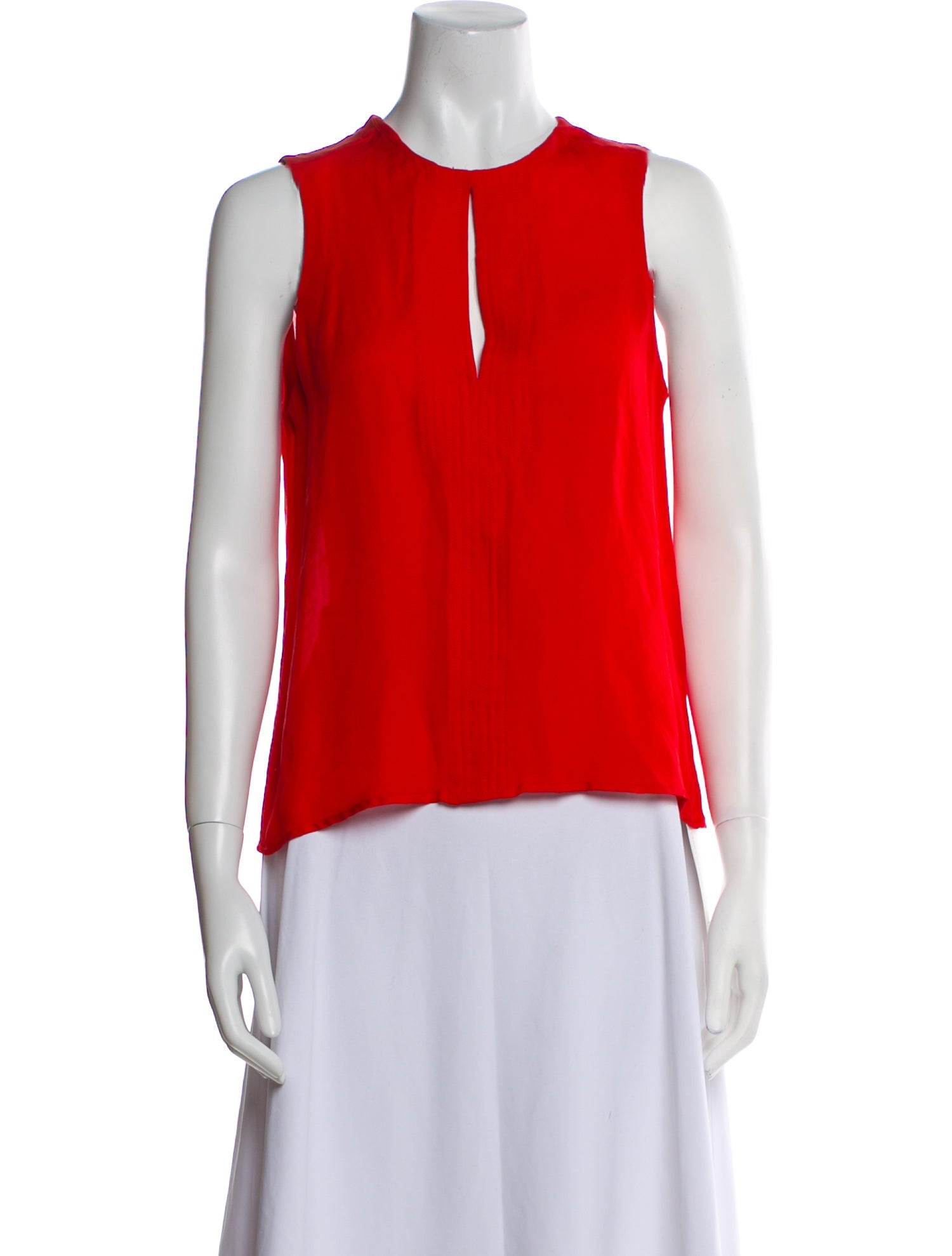 A.L.C. Silk Crew Neck Top