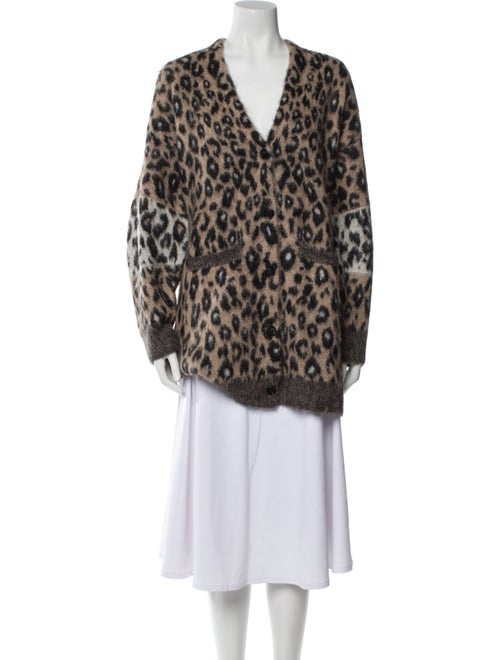 A.L.C. Alpaca Animal Print Sweater