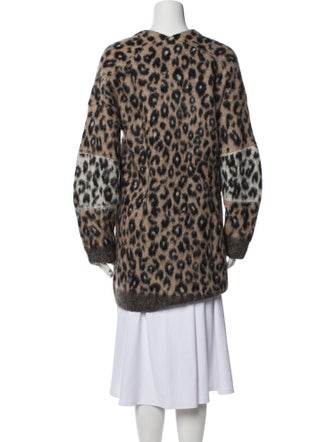A.L.C. Alpaca Animal Print Sweater