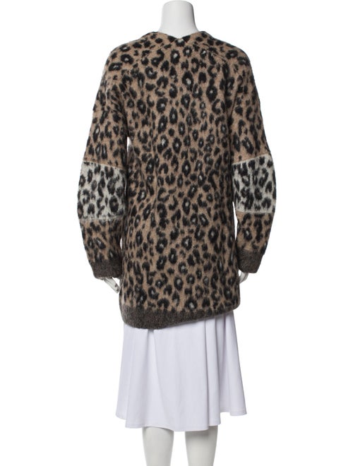 A.L.C. Alpaca Animal Print Sweater