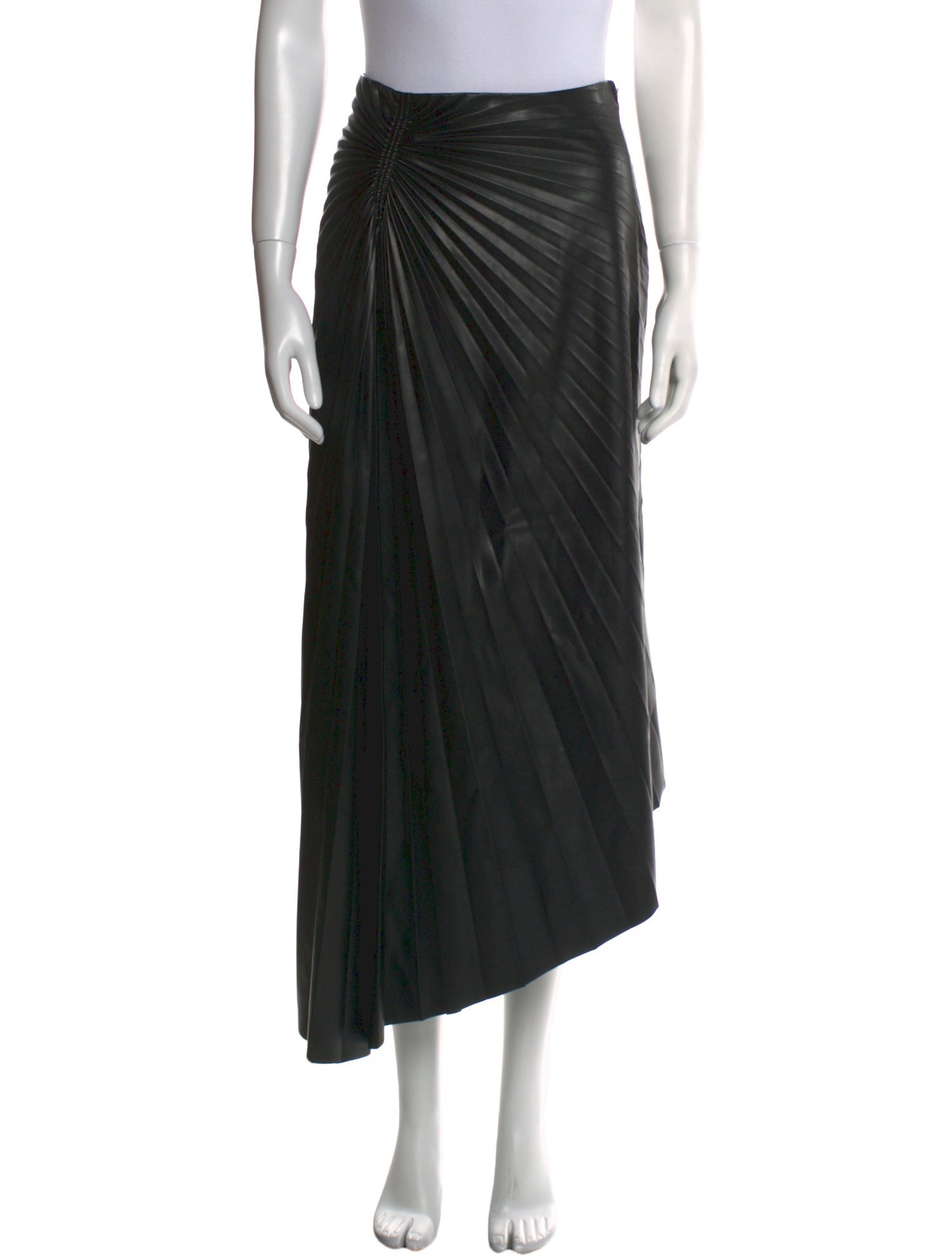 A.L.C. Pleated Accents Midi Length Skirt