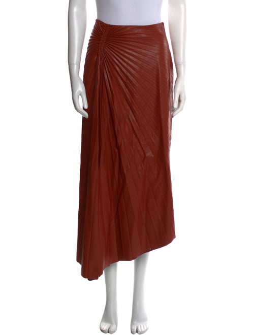 A.L.C. Pleated Accents Midi Length Skirt
