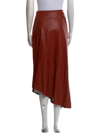 A.L.C. Pleated Accents Midi Length Skirt