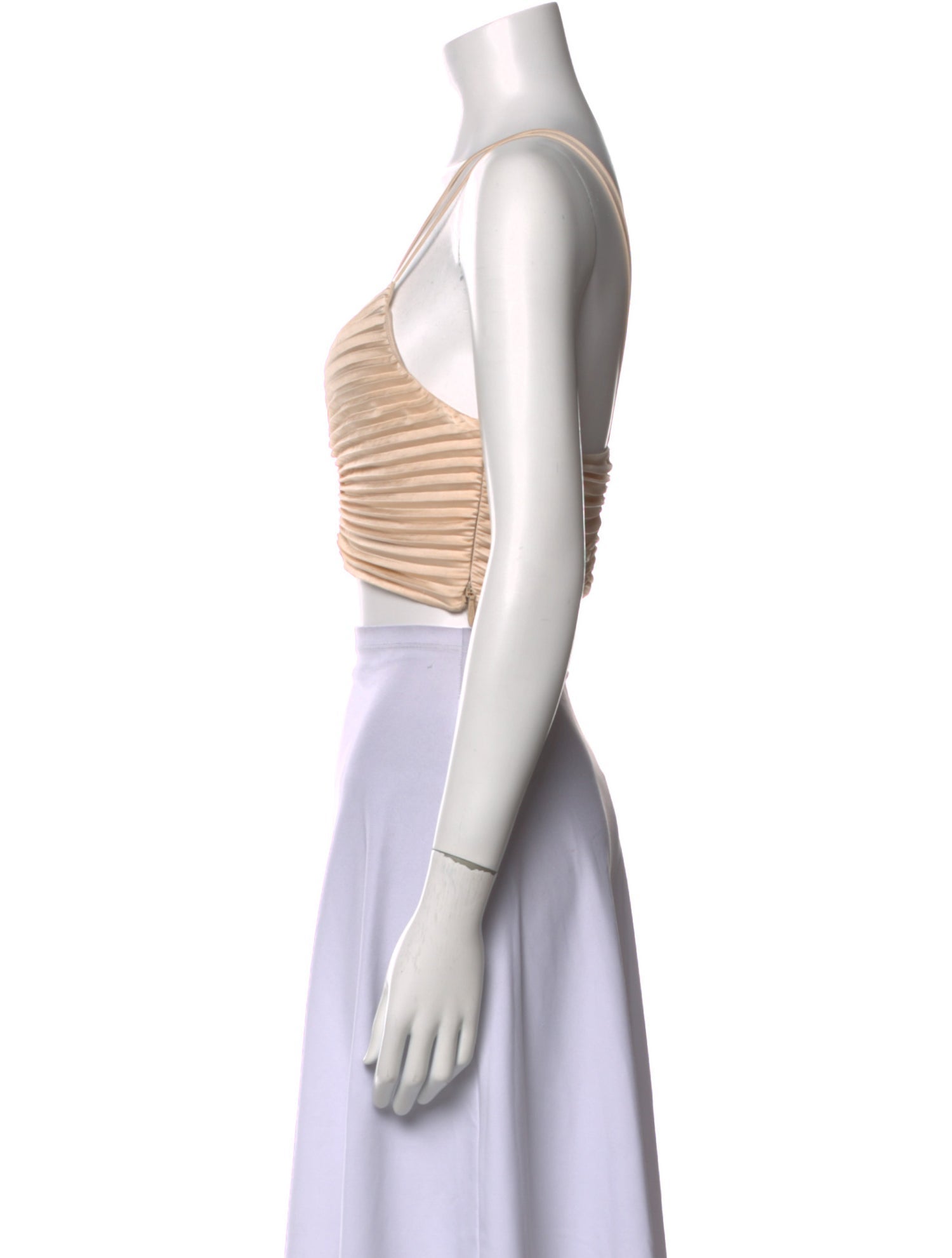 A.L.C. V-Neck Sleeveless Crop Top