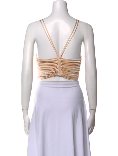 A.L.C. V-Neck Sleeveless Crop Top