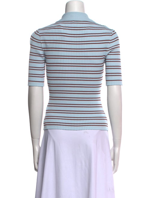 A.L.C. Striped Short Sleeve Polo