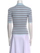 A.L.C. Striped Short Sleeve Polo