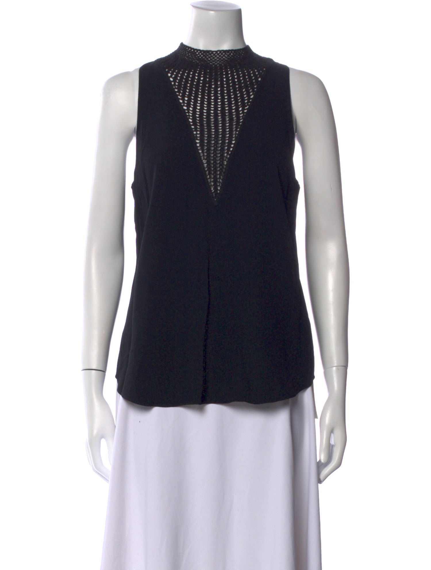 A.L.C. Mock Neck Sleeveless Top