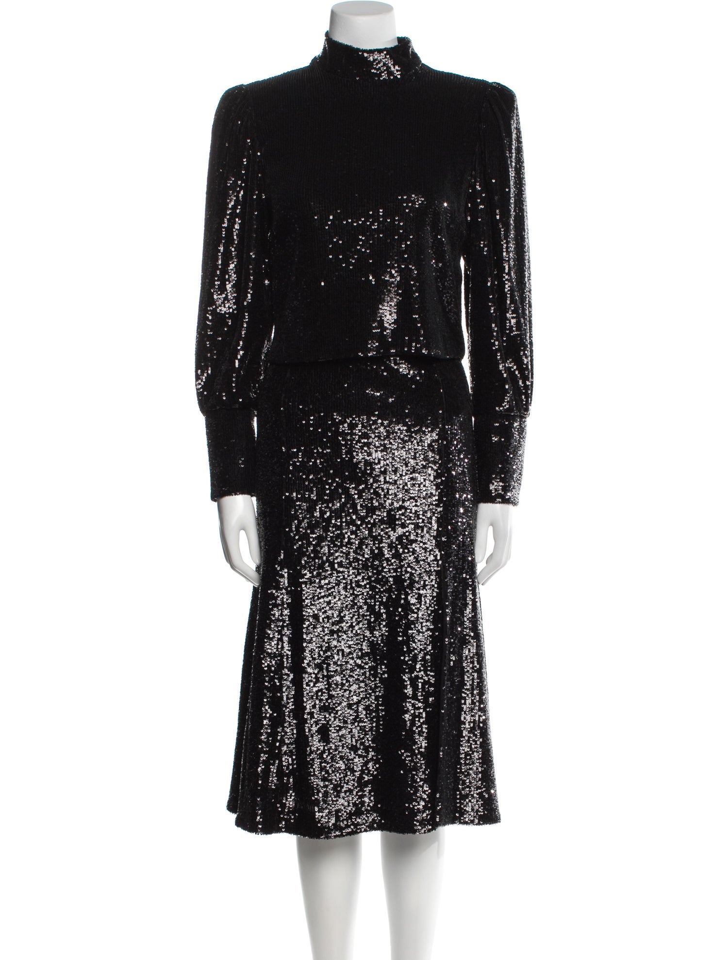 A.L.C. Sequin Embellishments Skirt Set