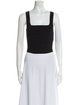 A.L.C. Square Neckline Sleeveless Crop Top