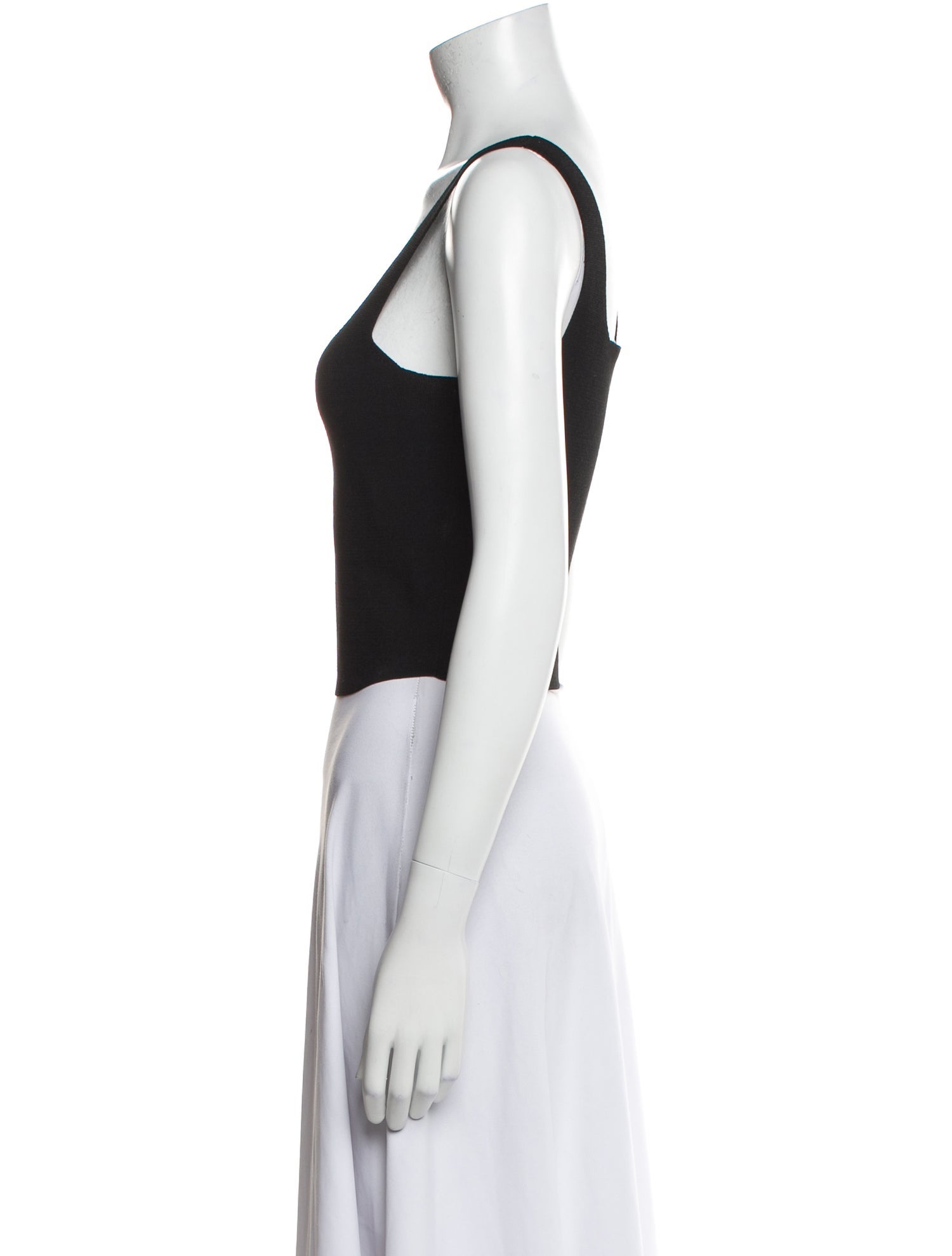 A.L.C. Square Neckline Sleeveless Crop Top