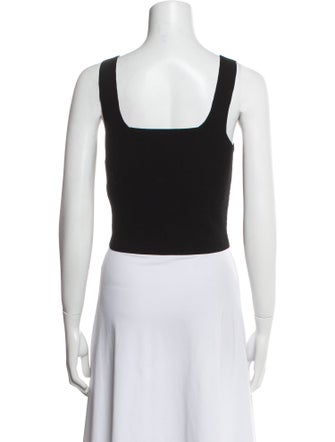 A.L.C. Square Neckline Sleeveless Crop Top